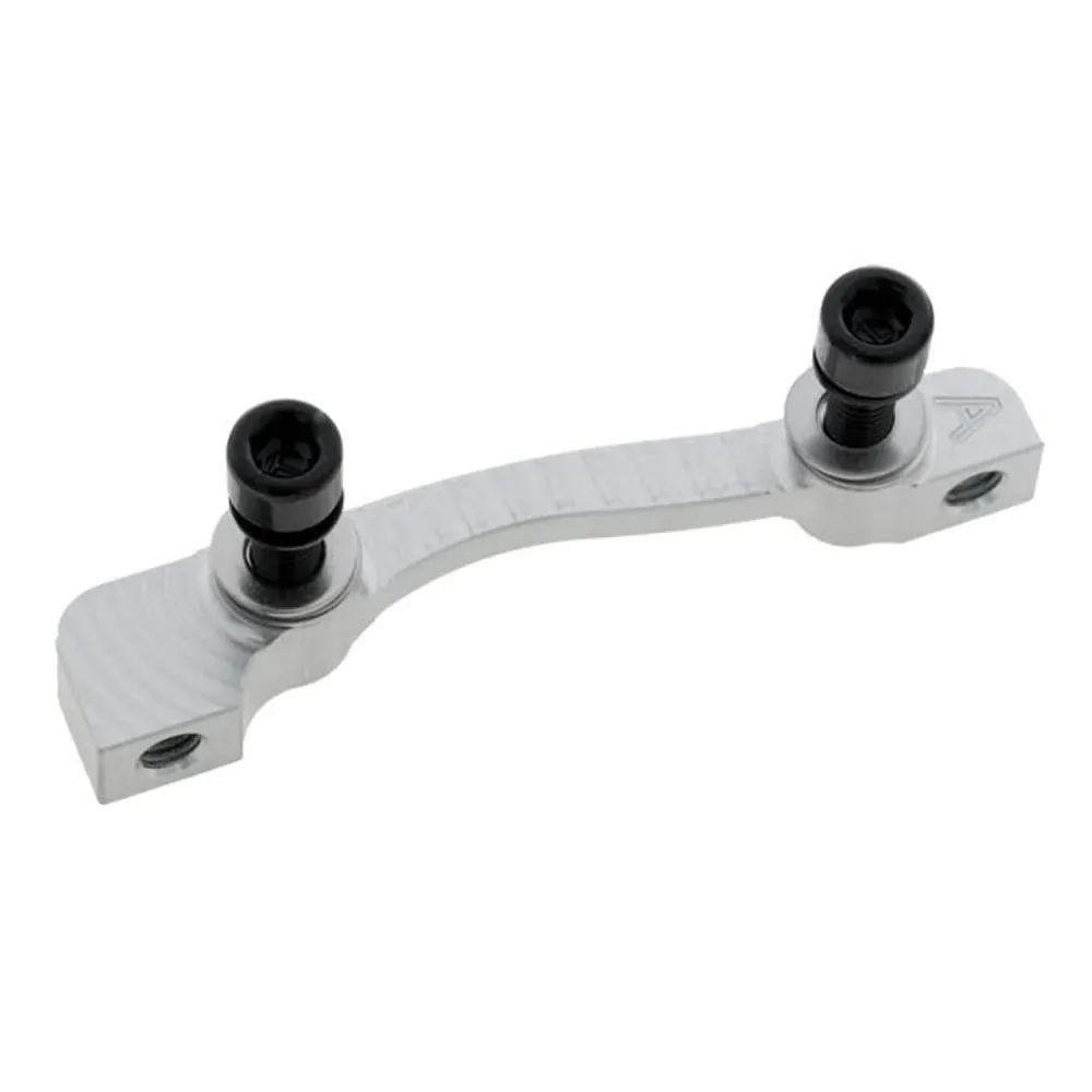 Adapter przedniego / tylnego zacisku PM / IS HOPE (przód 160 mm / tył 140 mm) #HBMA Silver