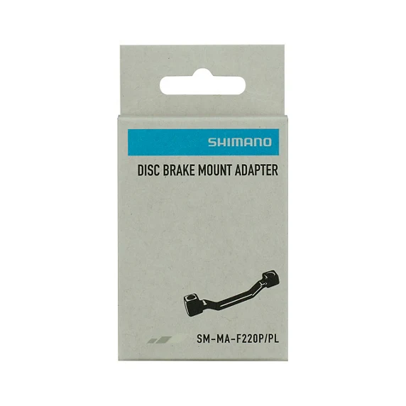 Adapter przedniego/tylnego zacisku PM/PM SHIMANO SM-MA-F220P/PL 220 mm (+17 mm)