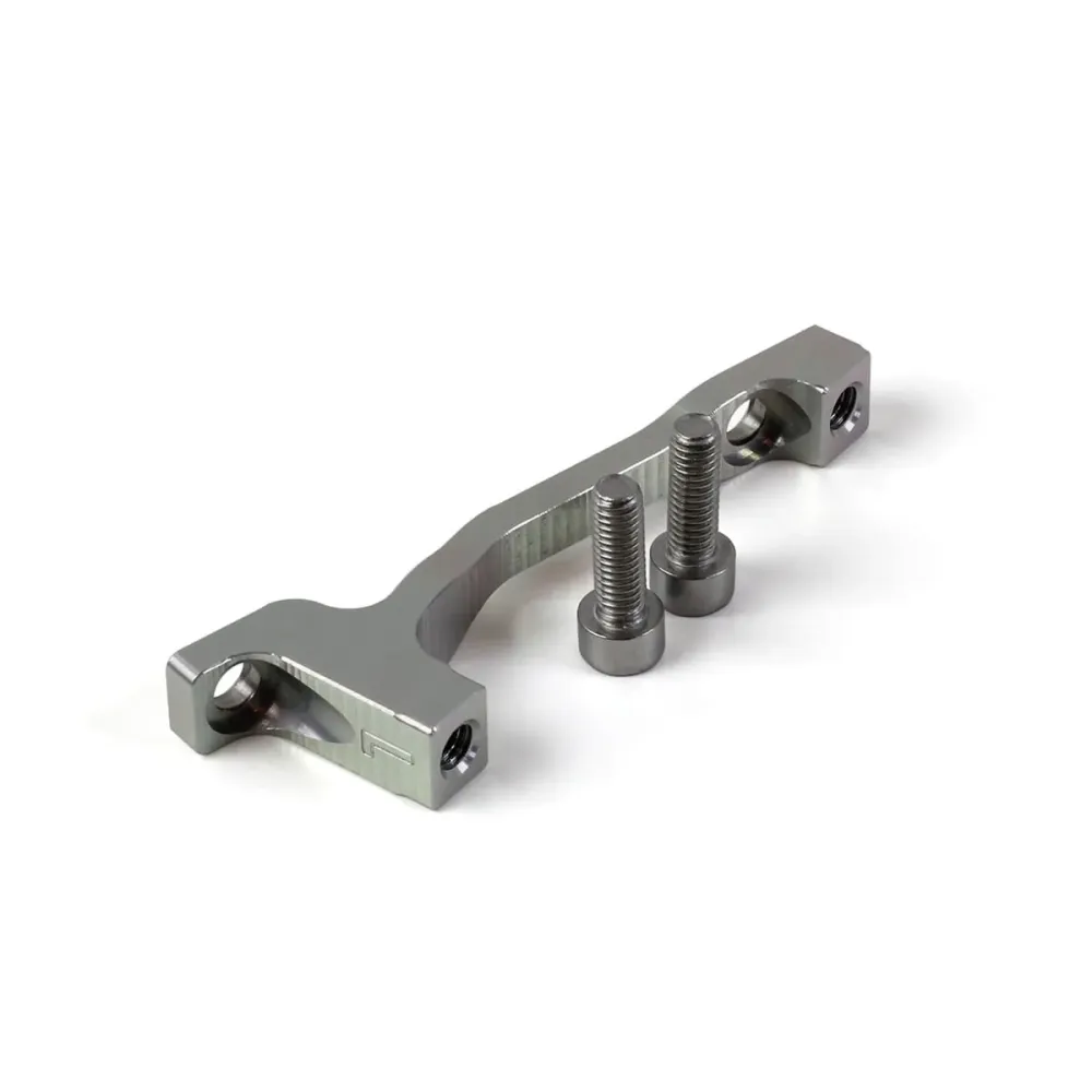 Adapter zacisku przedniego / tylnego PM / PM HOPE 180/200mm (+20mm) #HBML Silver