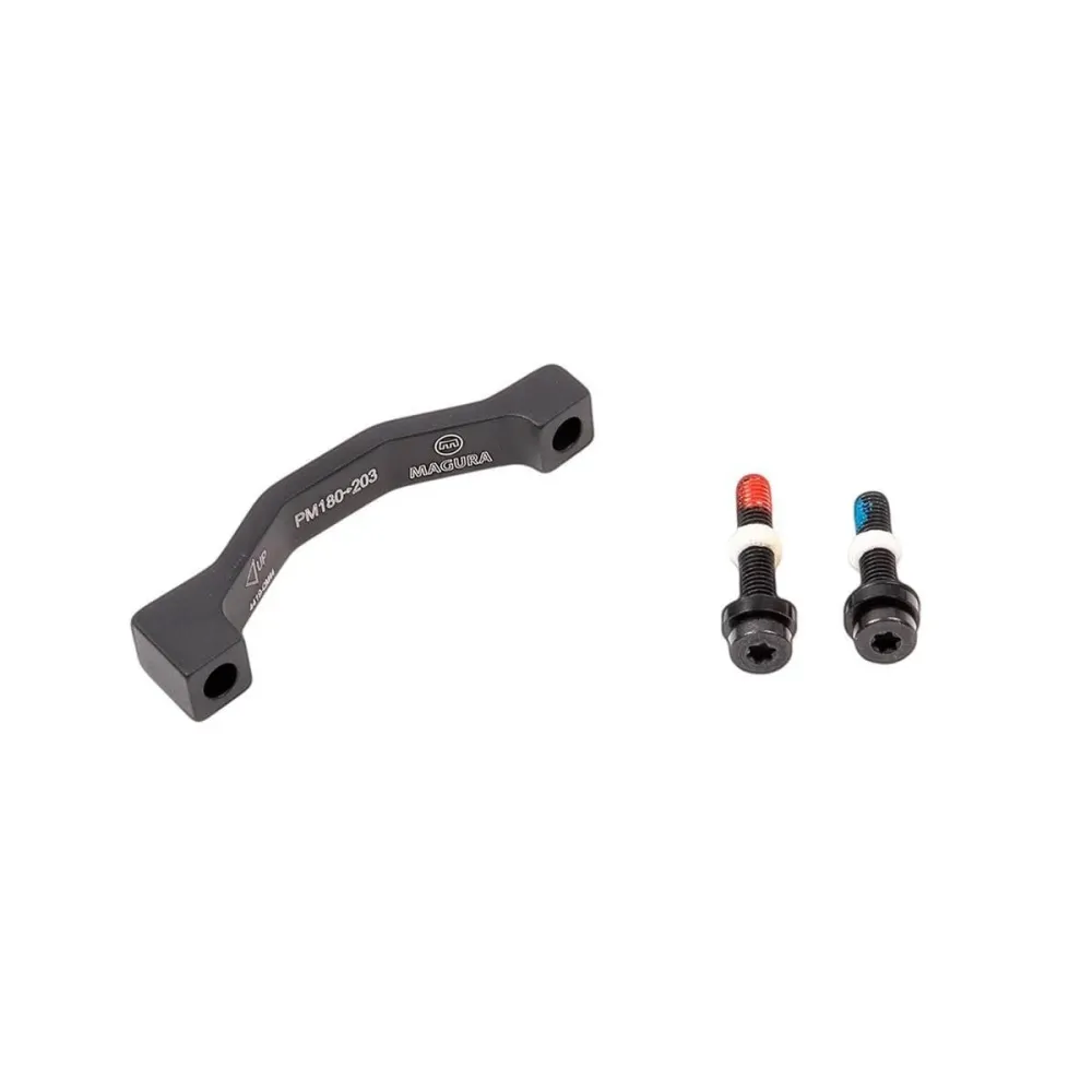 Adapter zacisku przedniego / tylnego PM / PM MAGURA QM44 Disc 180/203 mm (+23 mm) czarny