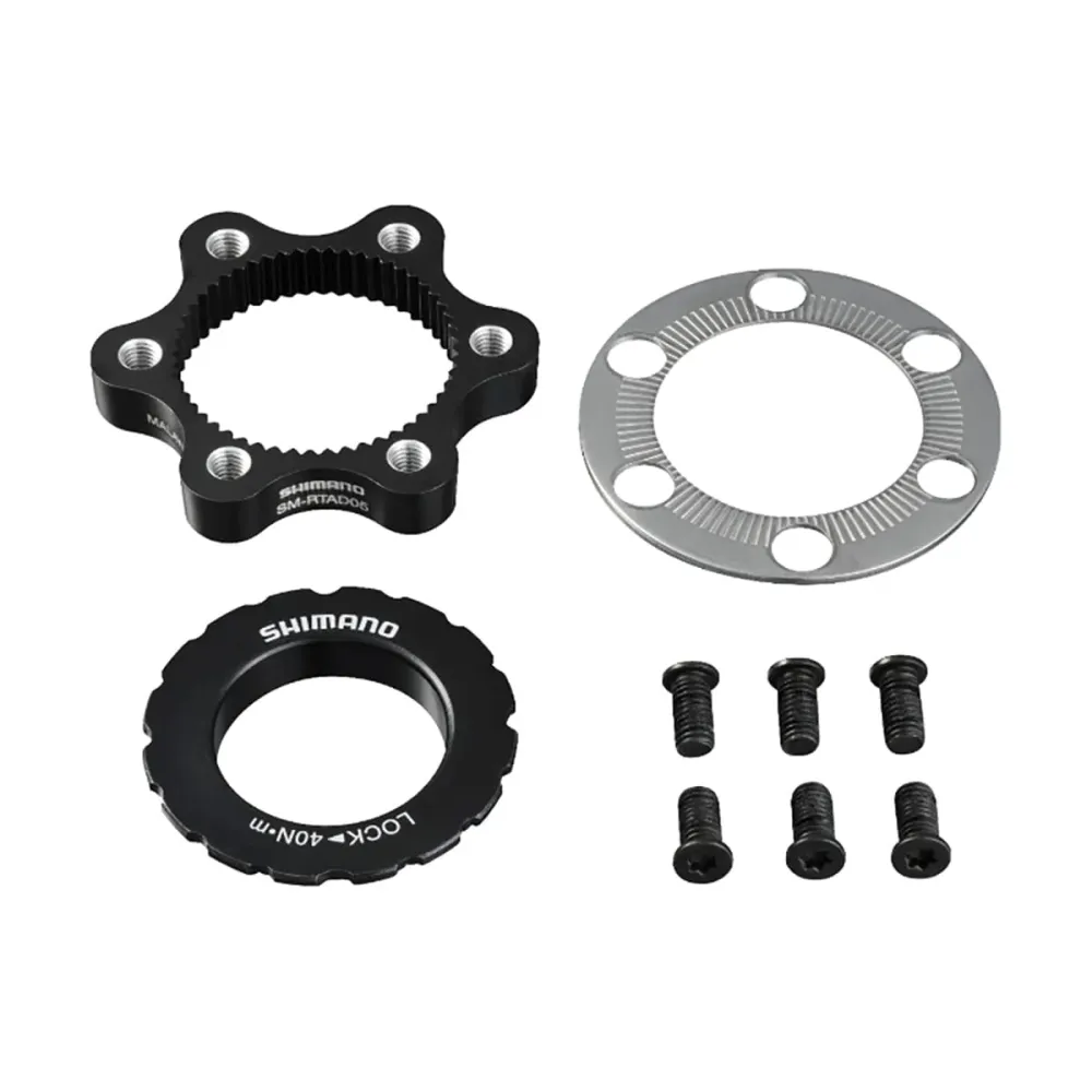 Center Lock > 6-otworowy adapter SHIMANO