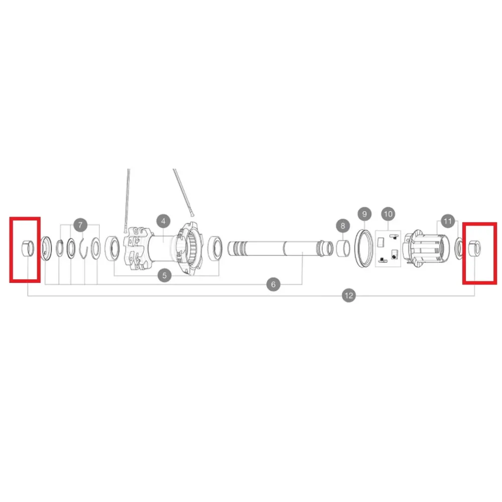 Adapter do tylnego koł MAVIC YELL BOOST z samoregulacją 12x148 mm