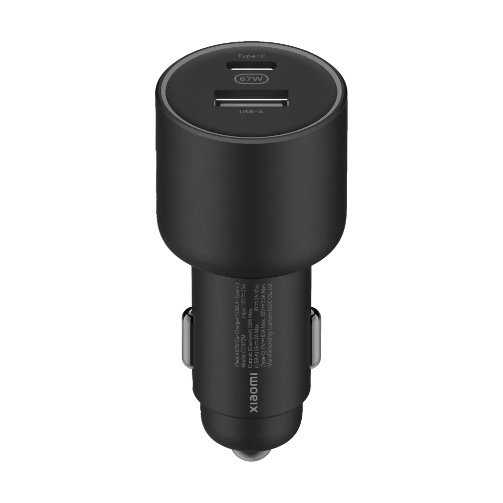 Xiaomi 67W Car Charger (USB- + Type-C)