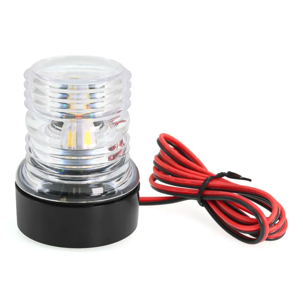 Lampa kotwiczna LED 12V - lampa nawigacyjna 360° do łodzi i jachtów
