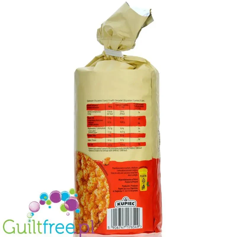 Kupiec Fitos Chilli - wafle kukurydziane 29kcal w sztuce
