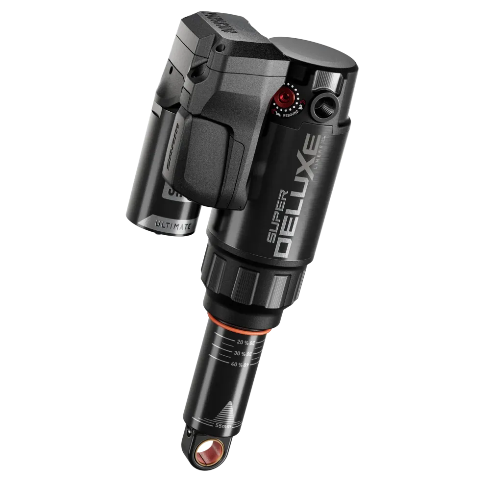 Amortyzator ROCKSHOX SUPER DELUXE ULTIMATE FLIGHT ATTENDANT RC3 HBO LINEAR XL D1 Trunnion do Trek Fuel EX 2023+