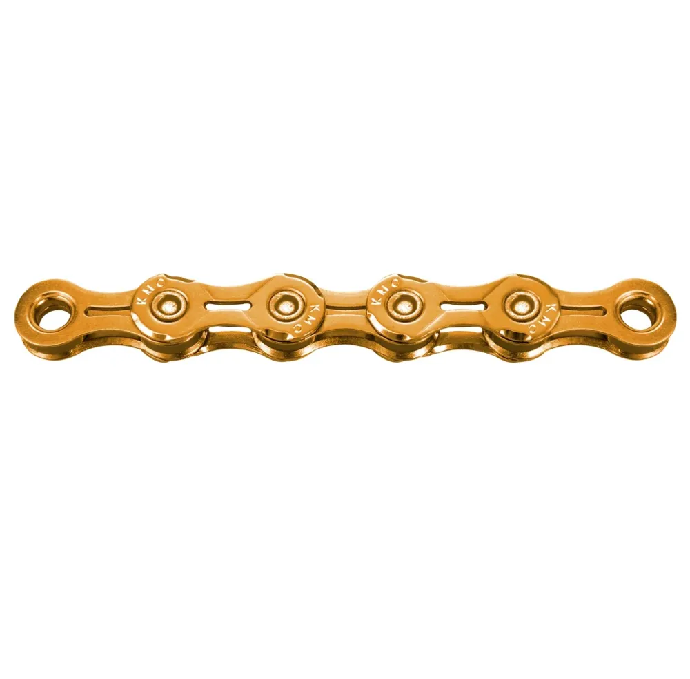 Łńcuch 11V KMC X11EL Ti-N Gold Waxed Chain