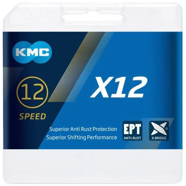 Łńcuch KMC X12 EPT 12V srebrny