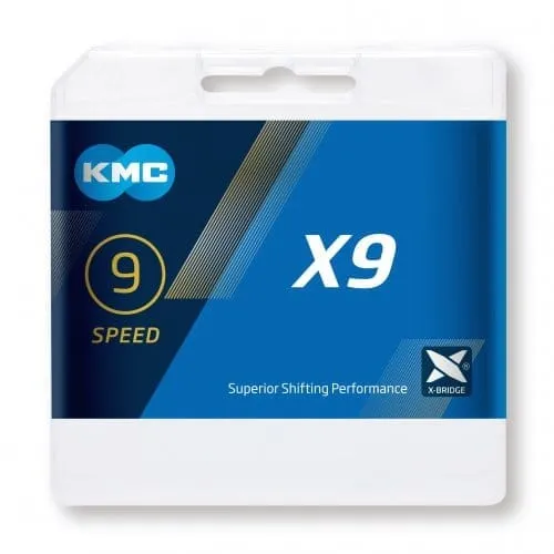 Łńcuch 9V KMC X9L Ti-N Gold