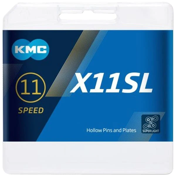 KMC X11SL Ti-N 11-rzędowy łńcuch czarno-złoty