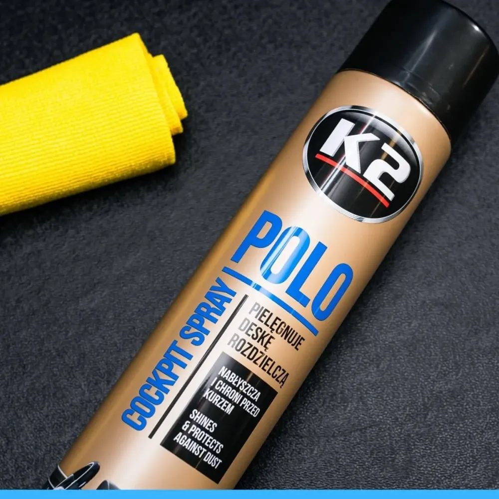 Spray do kokpitu i tworzyw sztucznych K2 POLO COCKPIT TRUSKAWKA 750 ML