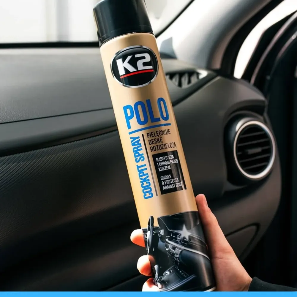 Spray do kokpitu i tworzyw sztucznych K2 POLO COCKPIT TRUSKAWKA 750 ML