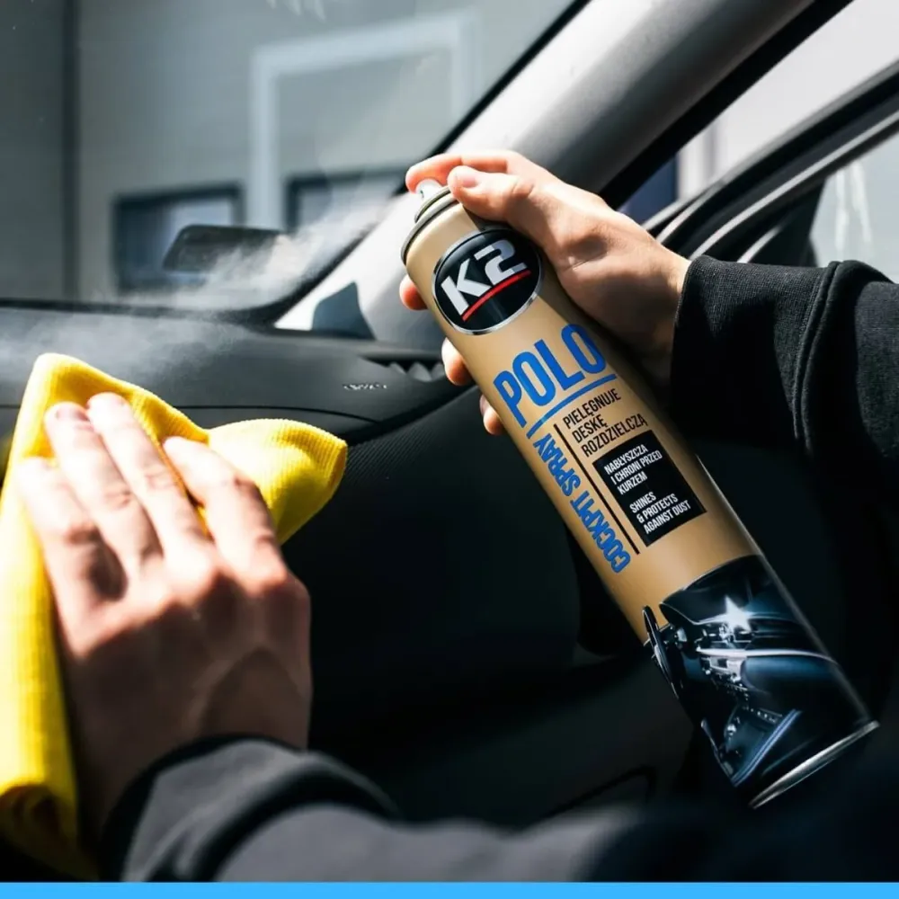 Spray do kokpitu i tworzyw sztucznych K2 POLO COCKPIT TRUSKAWKA 750 ML