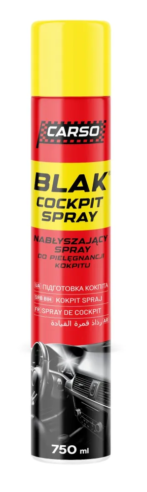 Spray do nabłyszczania kokpitu i plastików Blak Cytryna 750ml