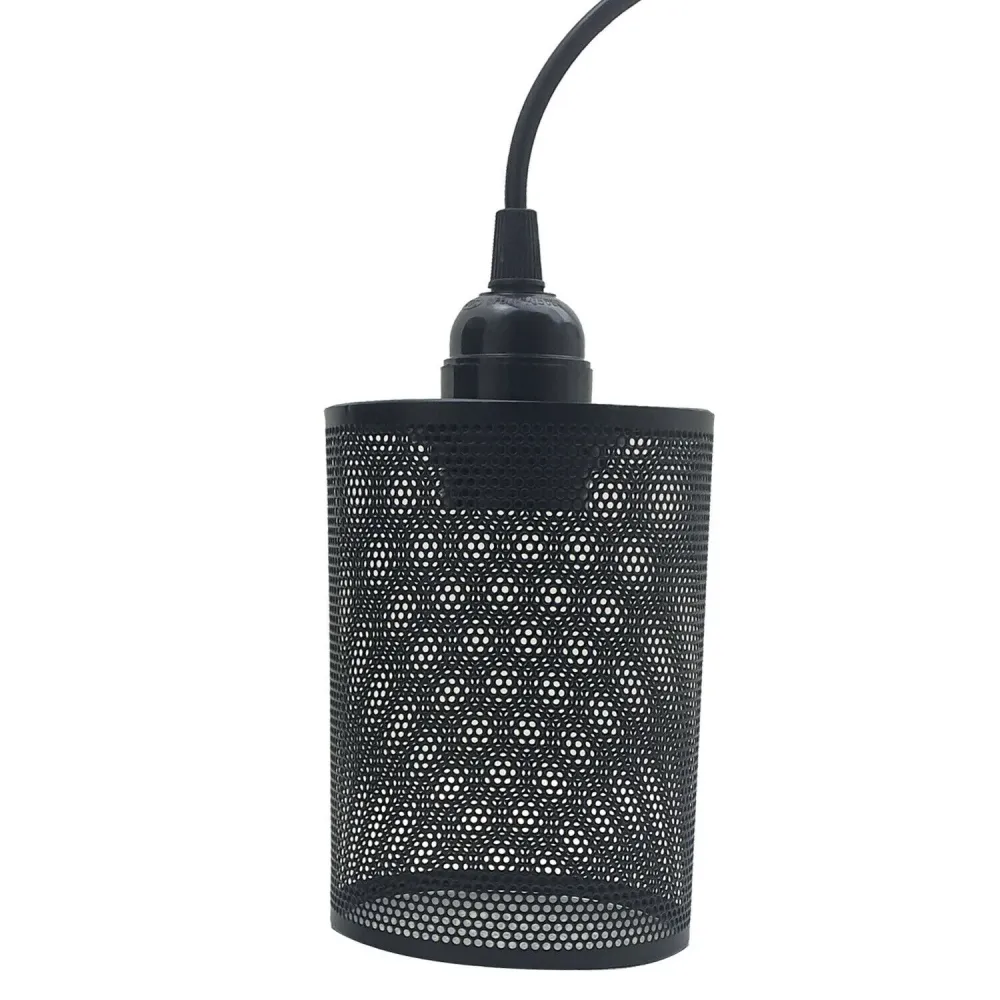 3 Light Barrel shape Large Fitting Net Wire Cage Shade Ceiling Industrial Geometric~2370 LEDSone UK Ltd