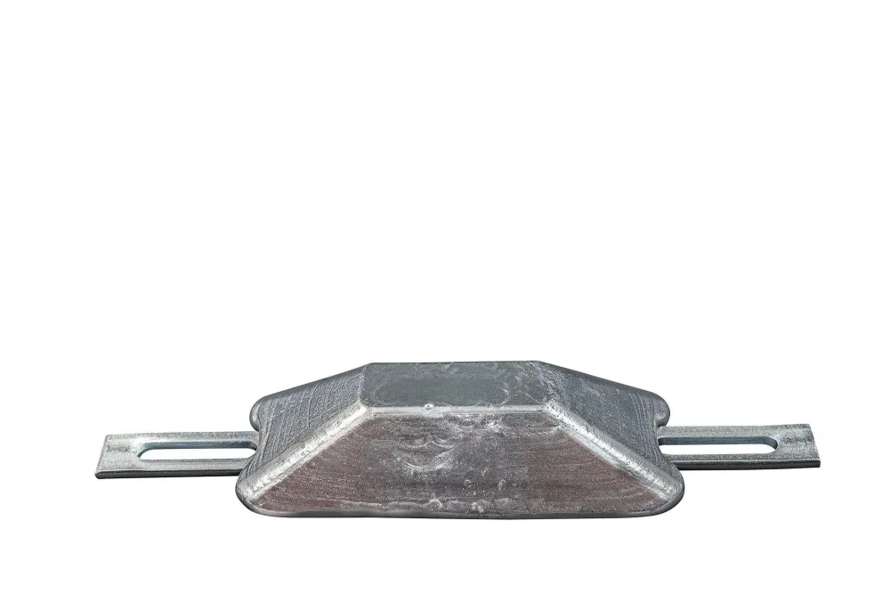 Aluminiumanod (al-Arm) 230g, 105*45*25 mm (160 mm), otwór 7*13 mm