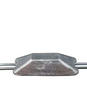 Aluminiumanod (al-Arm) 230g, 105*45*25 mm (160 mm), otwór 7*13 mm