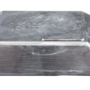 Anoda cynku 2,0 kg grupy korozji, 148*85*30 mm (225 mm), otwór 8,6*19 mm