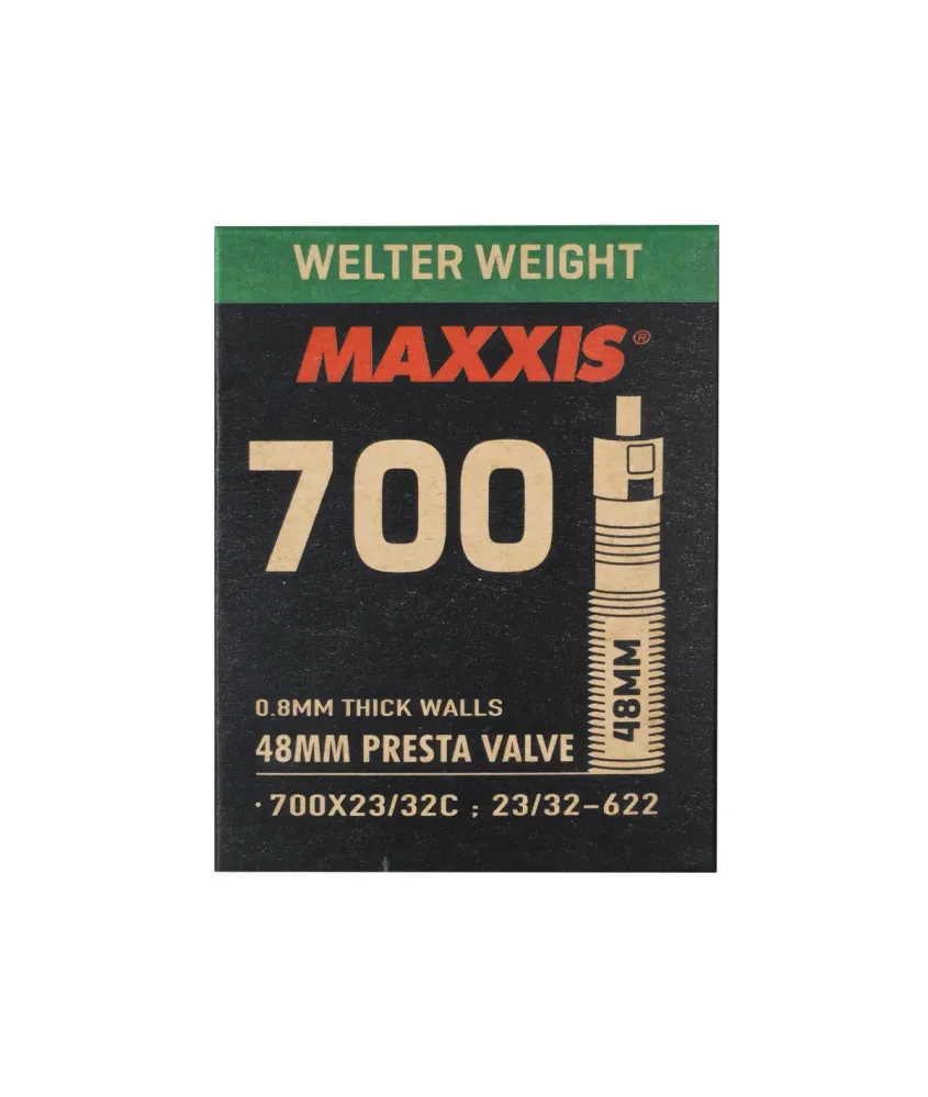 Dętka Maxxis Welter Weight 700x23/32c presta 48mm demontowalna