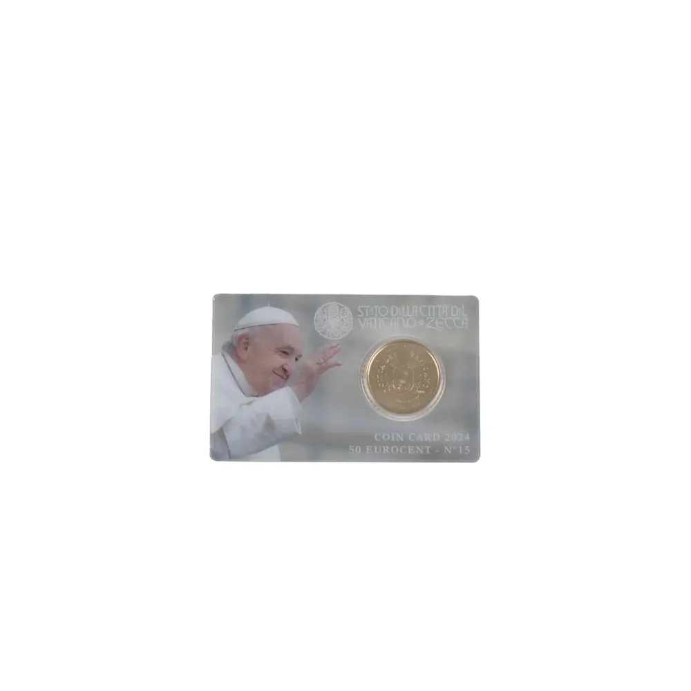 Moneta watykańska nr 15 50 centów euro, rok 2024 Galleria Mariana
