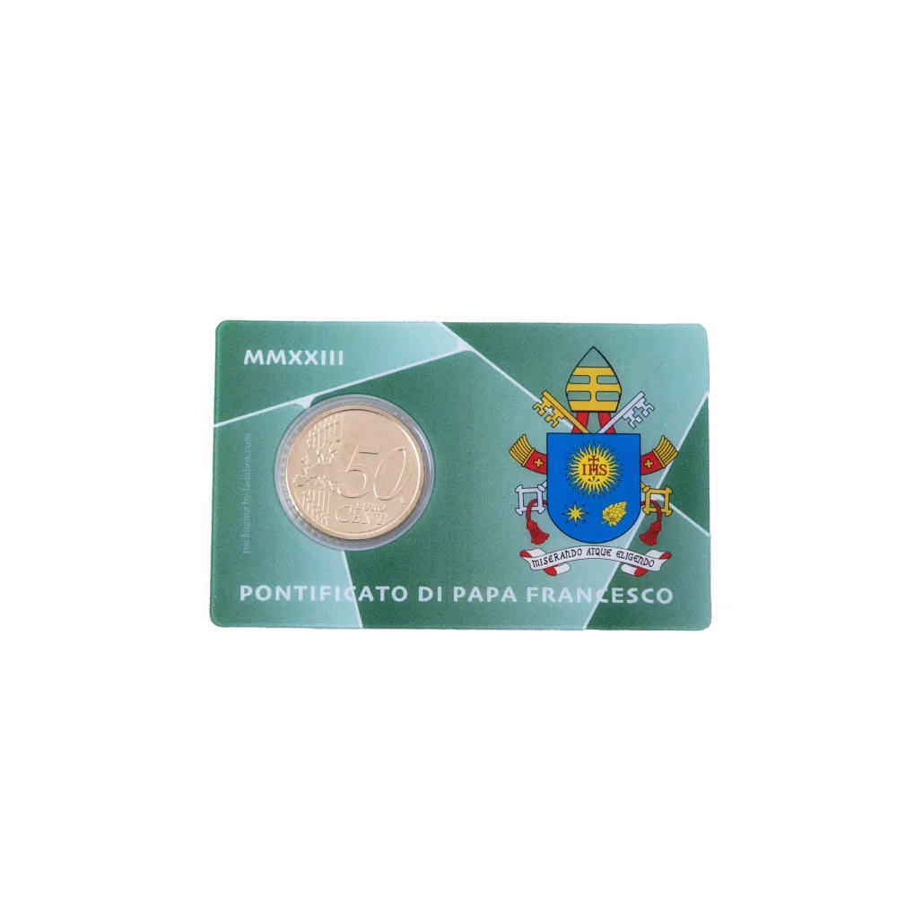 Moneta watykańska nr 46 50 centów euro ze stemplem rok 2023 Galleria Mariana