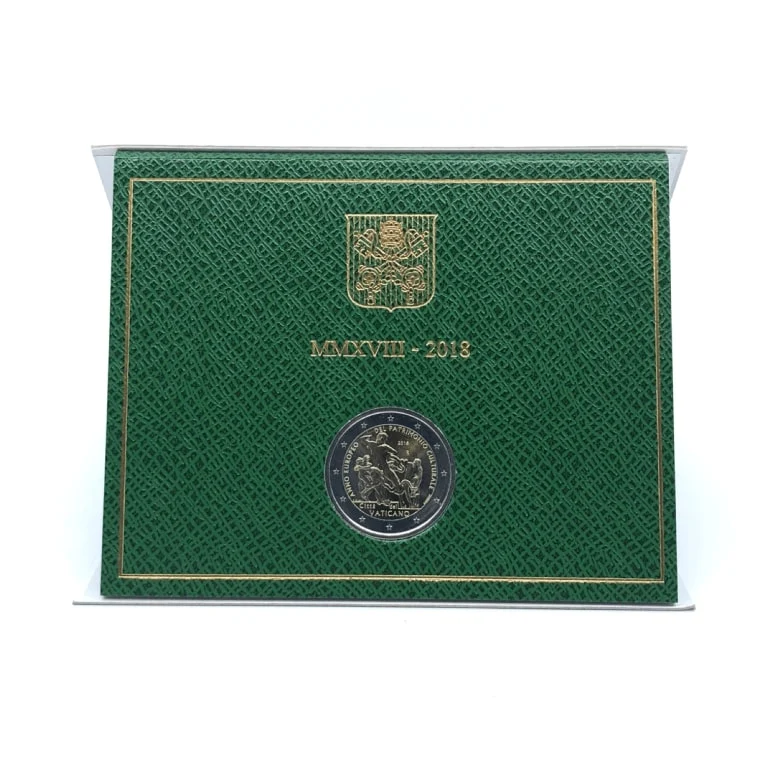 Moneta watykańska 2 euro, rok emisji 2018 Galleria Mariana