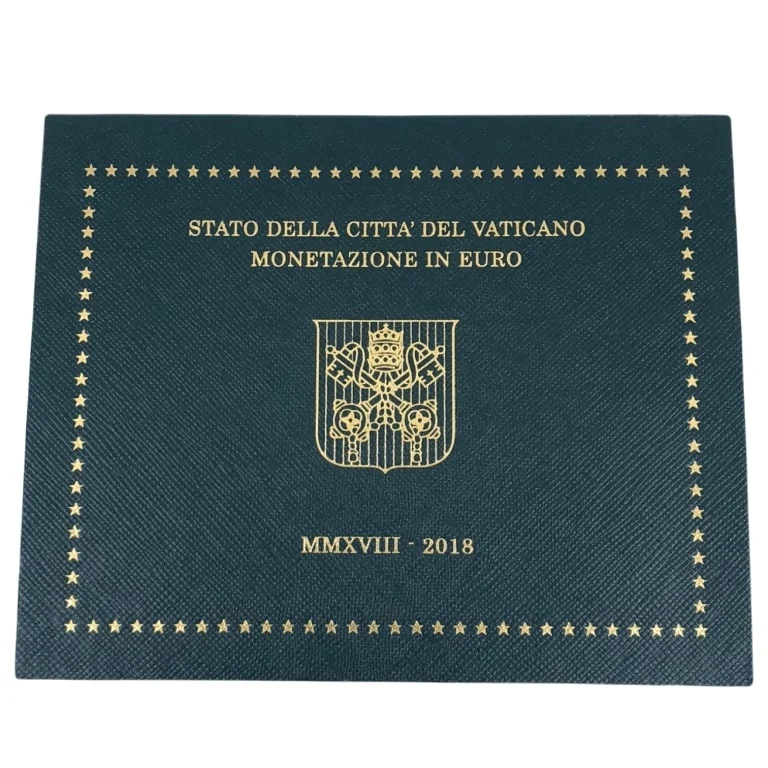 Watykański zestaw monet euro 2018 Galleria Mariana