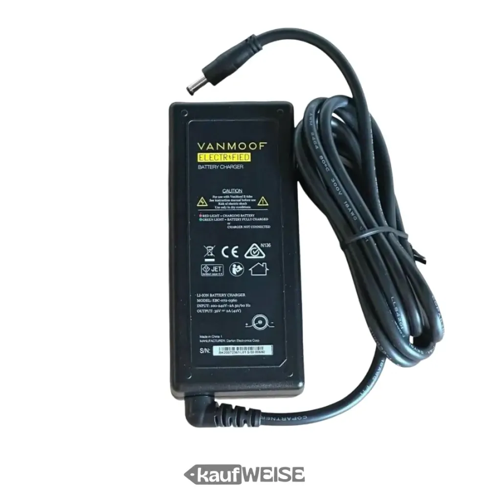 Oryginalna ładowarka VanMoof (EBC-072-0360) | 36 V 2 (42 V)