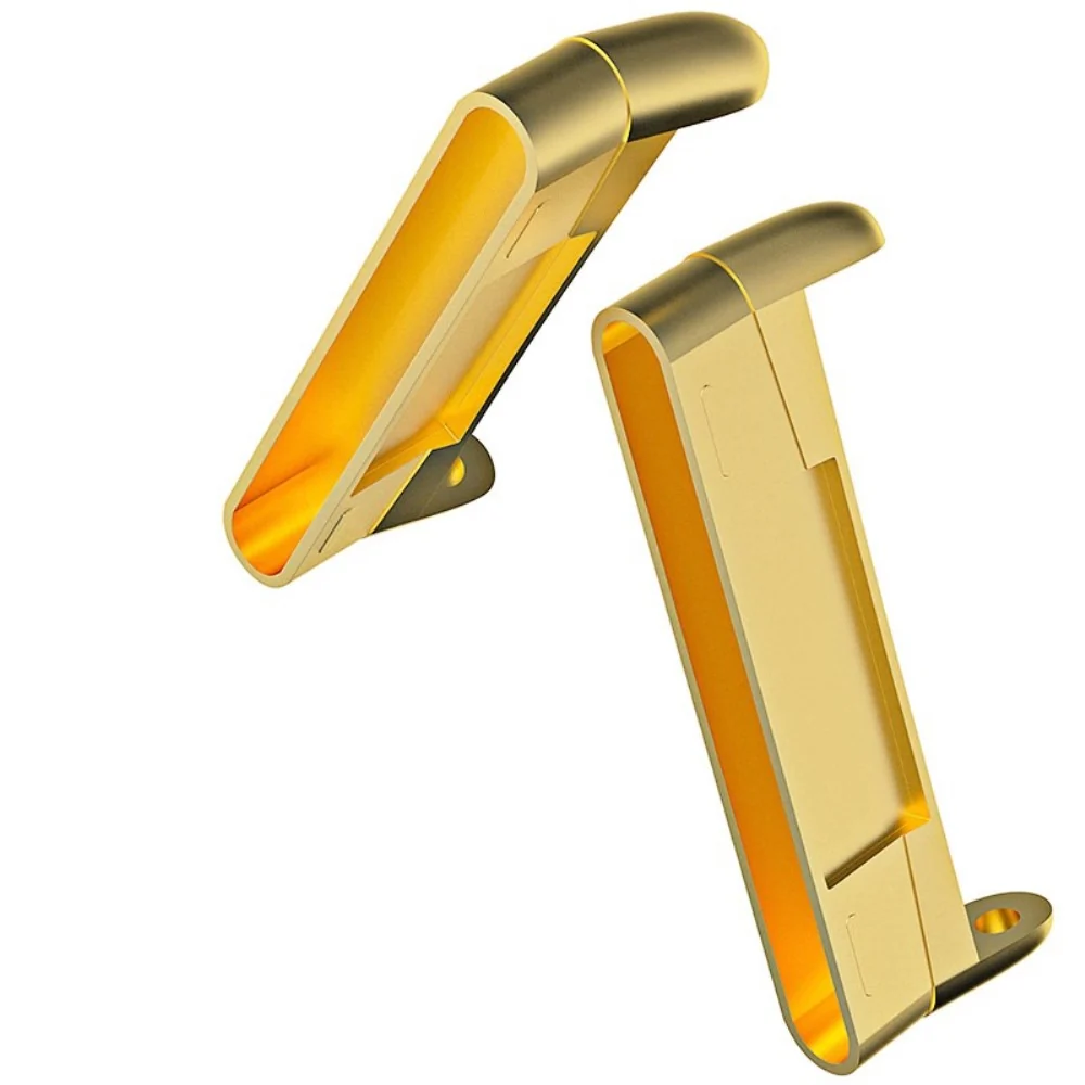 1 para metalowych adapterów Fitbit Sense 2 / Versa 4 / 3 - Gold
