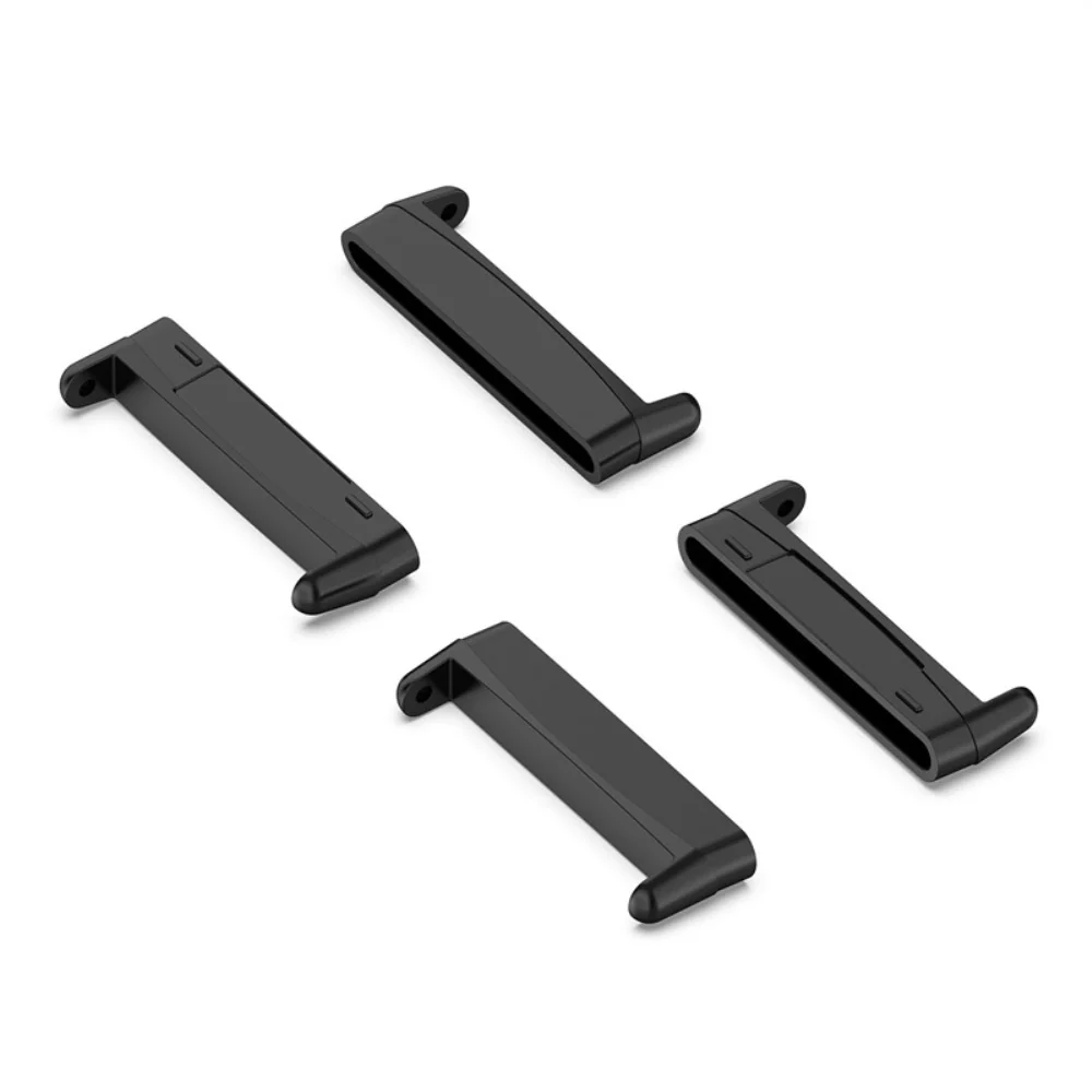 1 para metalowych adapterów Fitbit Sense 2 / Versa 4 / 3 - Black