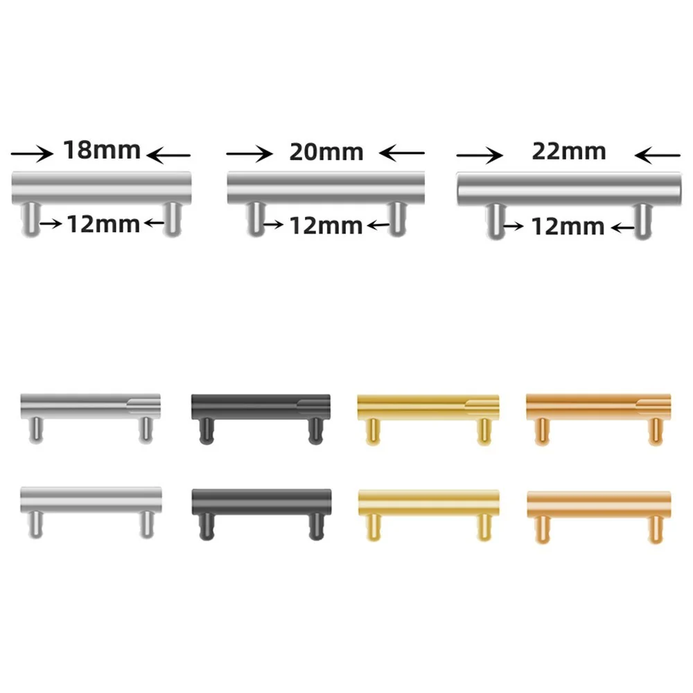 1 para metalowych łączników paska do zegarka 18 mm na 12 mm - Różowe Złoto