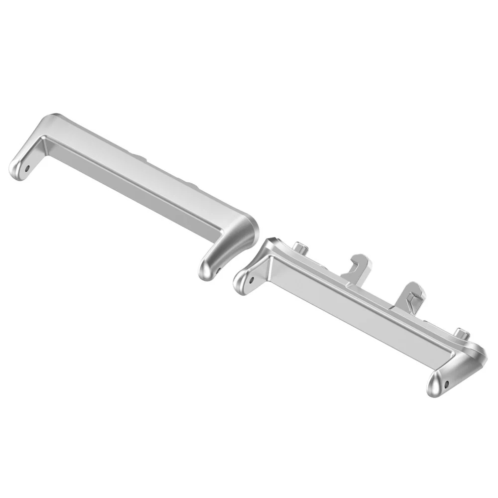 1 Para Samsung Galaxy Fit3 (SM-R390) 18 mm Metalowy adapter złącza paska na nadgarstek - Silver