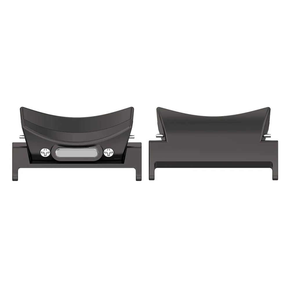 1 Para Samsung Galaxy Watch Uniwersalny adapter paska do zegarka 22 mm Złącze ze stali nierdzewnej - Black