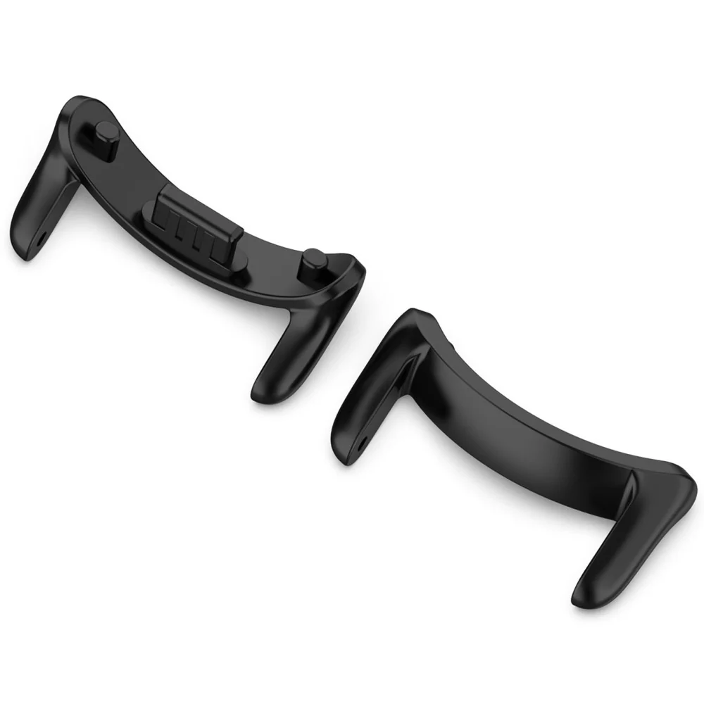 1 Para Xiaomi Mi Band 9 / 9 NFC / Smart Band 8 / 8 NFC Złącze paska do zegarka 14 mm Adapter ze stali nierdzewnej - Czarny