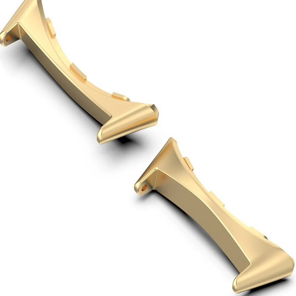 1 para złączy paska 22 mm do zegarka Google Pixel Watch 3 45 mm ze stali nierdzewnej - Złote