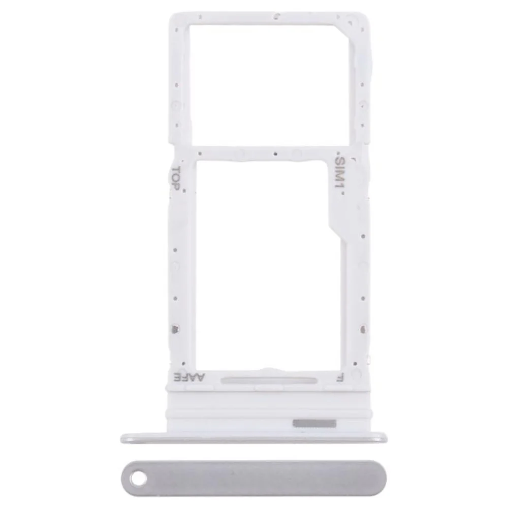 Samsung Galaxy A16 4G A165 OEM Uchwyt karty SIM i karty SD Część zamienna (bez logo) - Srebrny