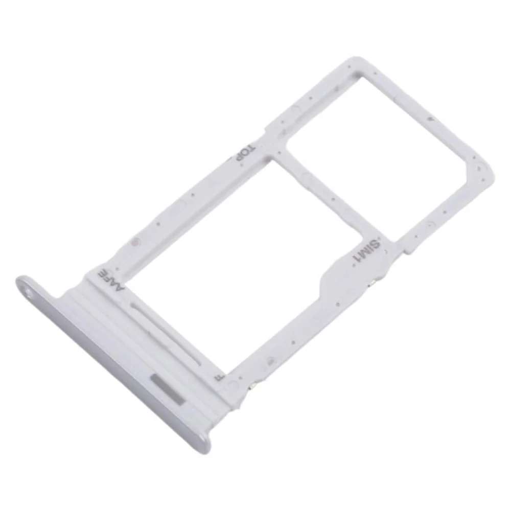 Samsung Galaxy A16 4G A165 OEM Uchwyt karty SIM i karty SD Część zamienna (bez logo) - Srebrny