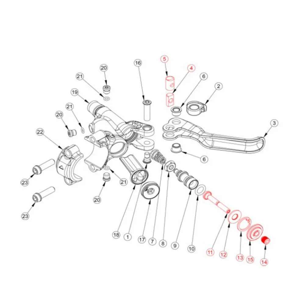 Zestaw do regulacji dźwigni FORMULA CURA #FD40272-20
