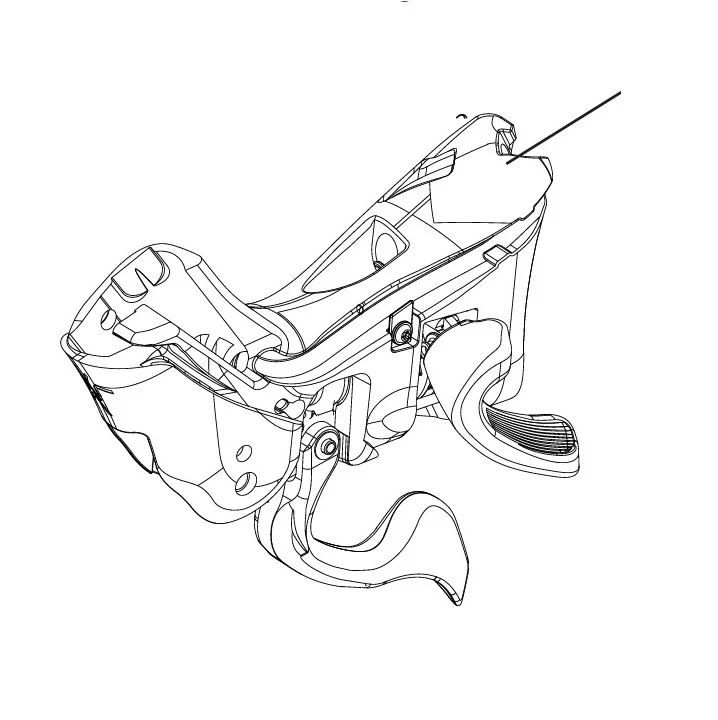 Lewy korpus manetki hamulca tarczowego CAMPAGNOLO EKAR 13V