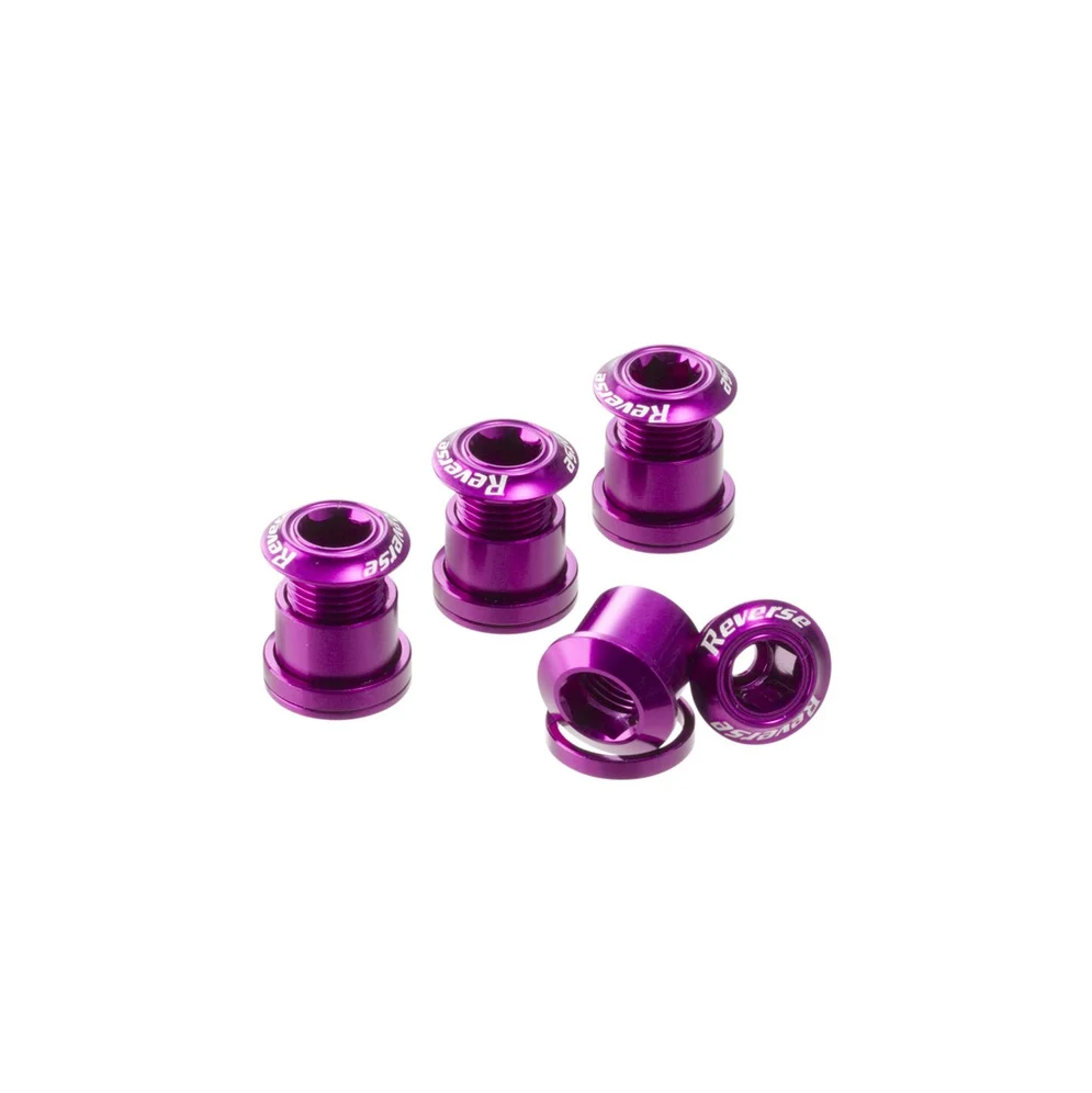 Zestaw 4 śrub kominowych REVERSE COMPONENTS Violet