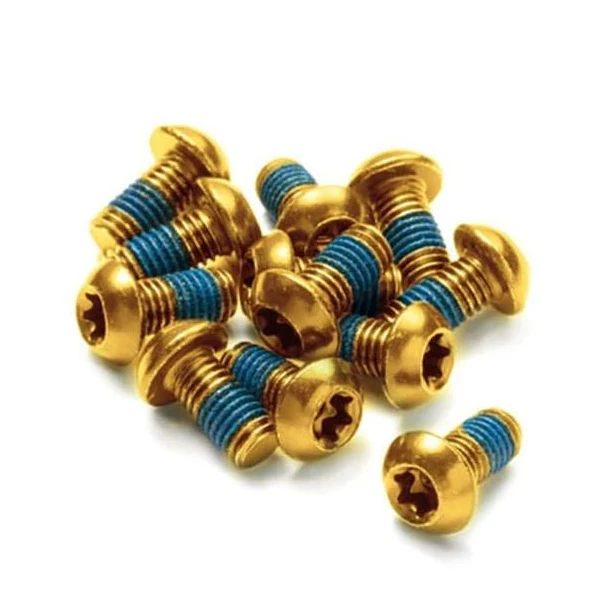 Zestaw 12 anodowanych na złoto śrub dyskowych REVERSE COMPONENTS