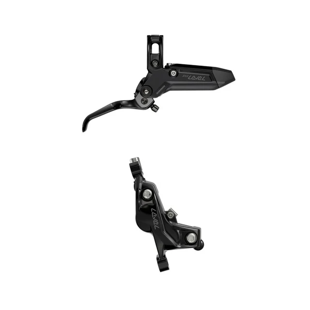 4-tłoczkowy hamulec tylny SRAM LEVEL SILVER STEALTH Czarny