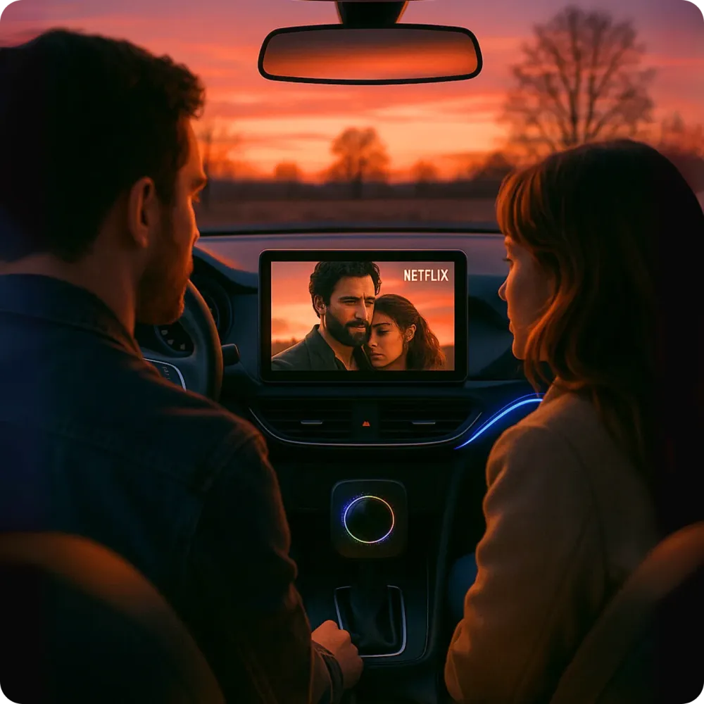 Adapter K BOX LED Carplay Android Auto