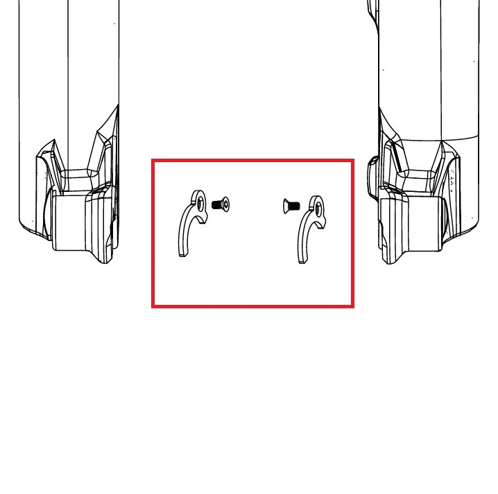Adapter piasty ROCKSHOX ENDCAP 31>21mm PIKE C1/LYRIK D1/ZEB A2 FLIGHT ATTENDANT (2023+)