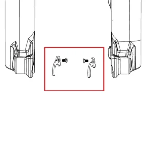 Adapter piasty ROCKSHOX ENDCAP 31>21mm PIKE C1/LYRIK D1/ZEB A2 FLIGHT ATTENDANT (2023+)