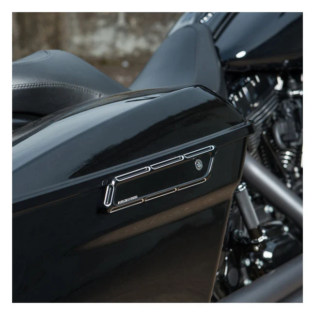 Arlen Ness Fazowane osłony zatrzasków sakw do motocykli Harley