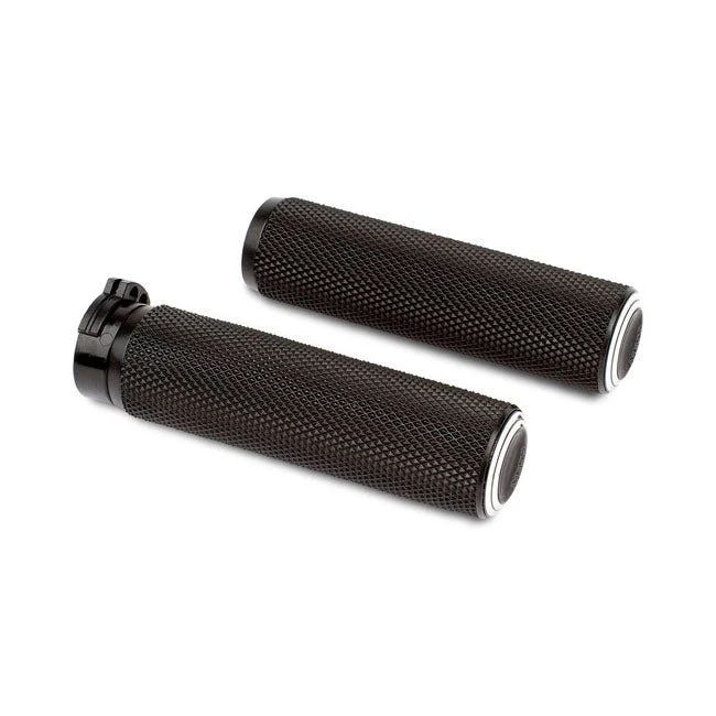 Arlen Ness Uchwyty Dual Ring Fusion Grips Black HD