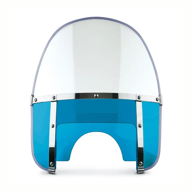 NC Beaded Heavy Duty Windshield Blue FL 49-59; FL Softail 87-17; FXWG 80-83; FXDWG 93-05
