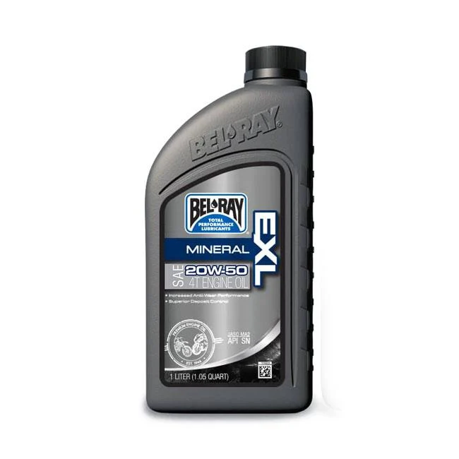 Bel-Ray EXL Mineral 4T Motor Oil 20W-50 1L