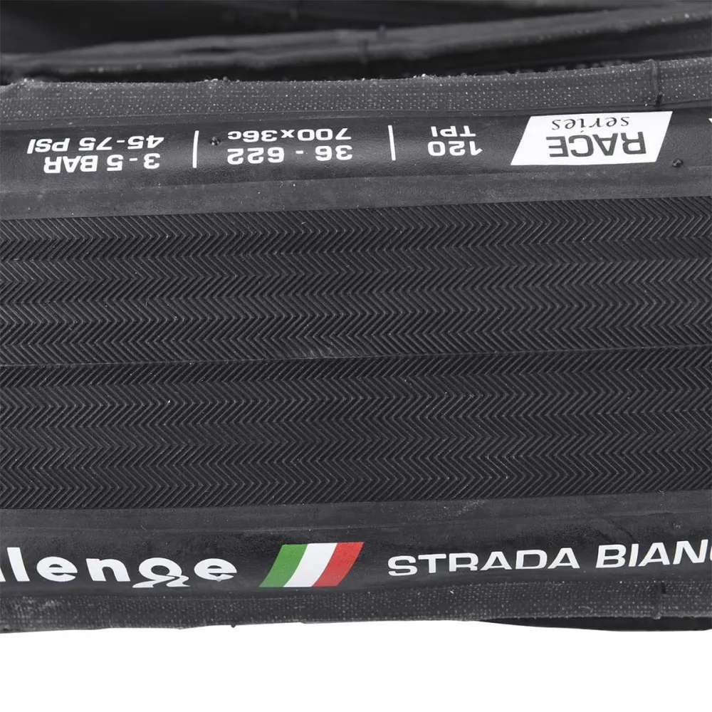 CHALLENGE STRADA BIANCA 700x36c opona dętkowa czarna